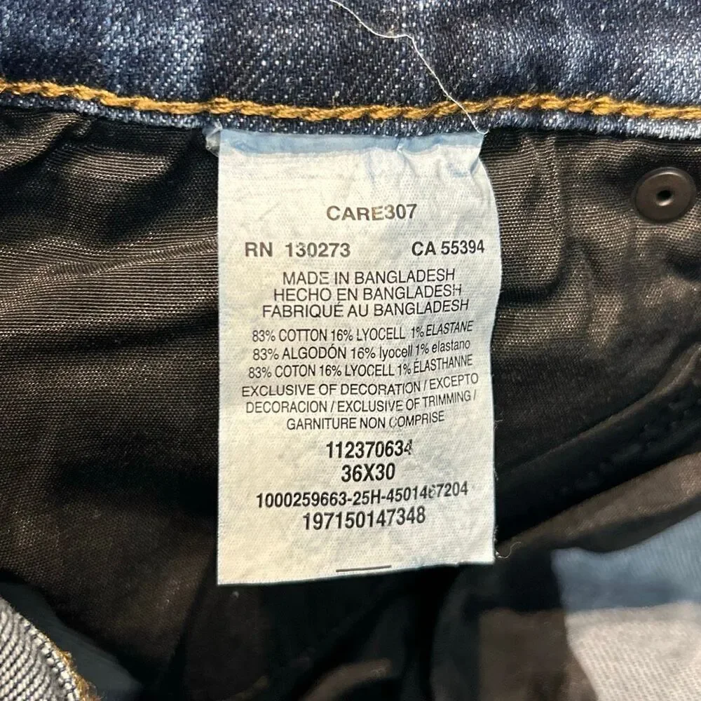 Wrangler Retro Slim Boot Cut Denim Jeans Size 36x30